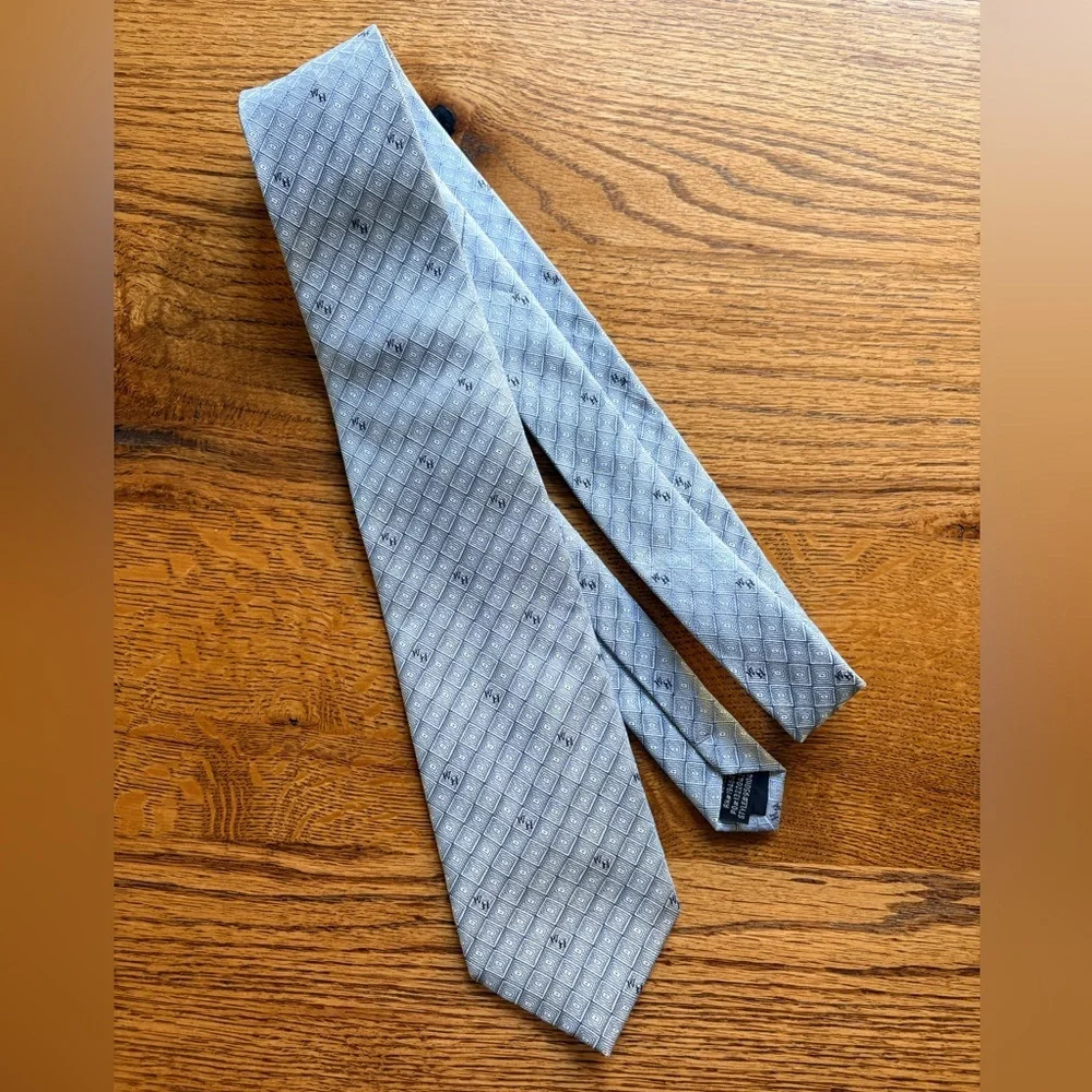 Vintage official Waffle House Uniform Men's Light Blue Tie- with “WH”